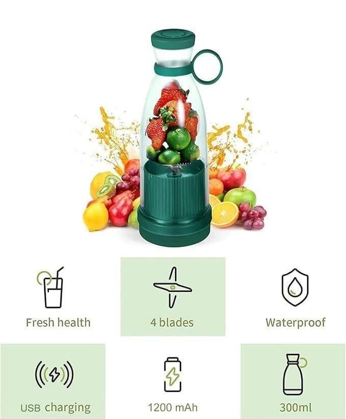 Traverl Portable Mini Juice Blender – USB Rechargeable Mixer for Outdoor & Travel , ETC,,